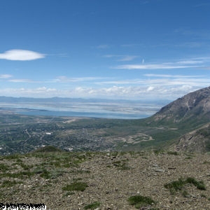 Willard Bay From The North Ogden Divide Trail