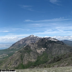 Ben Lomond Mountain Looking North From The North Ogden Divide Trail